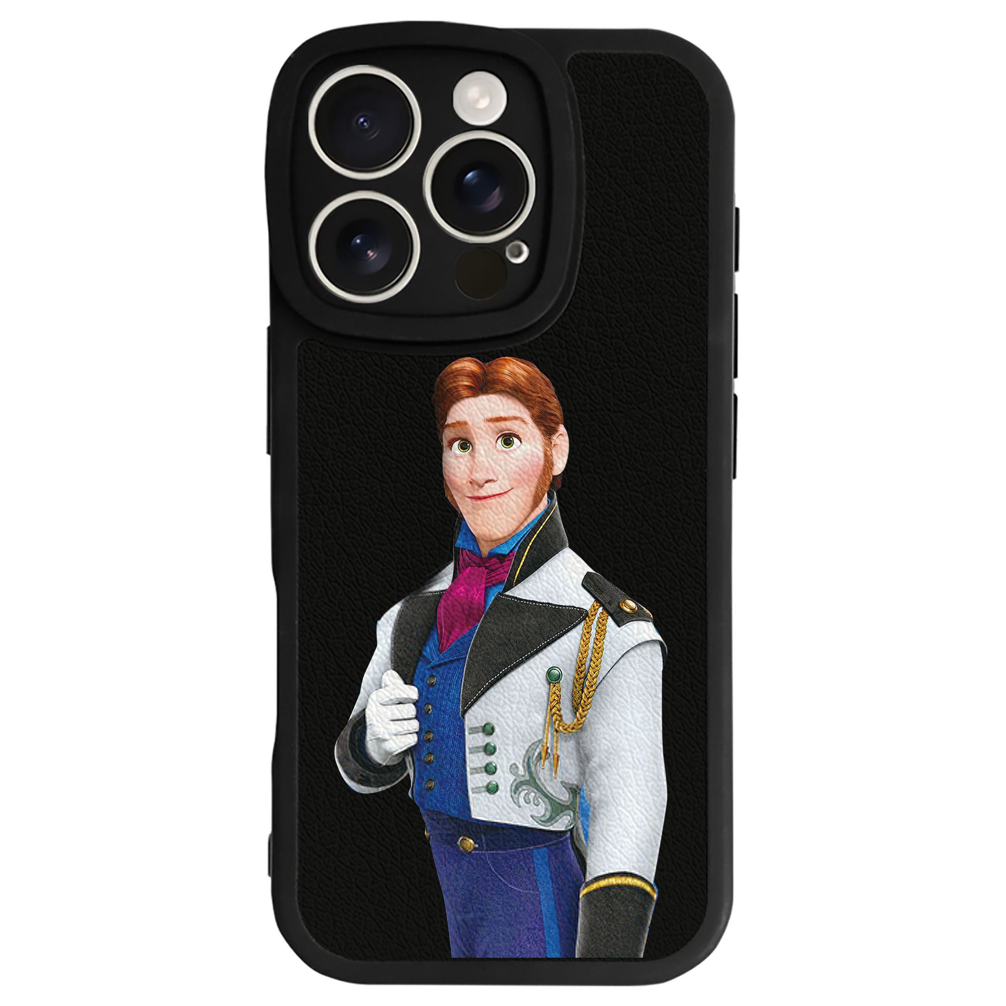 （画像用） アナと雪の女王 アンナ エルサ Frozen Anna Elsa 【iPhone 16シリーズ対応】シリコンスマホケース（レザー調） 材質：シリコン